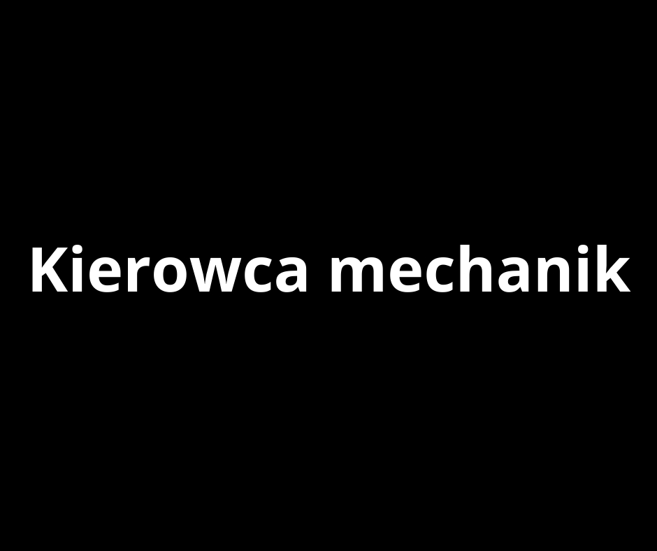 kierowca mechanik