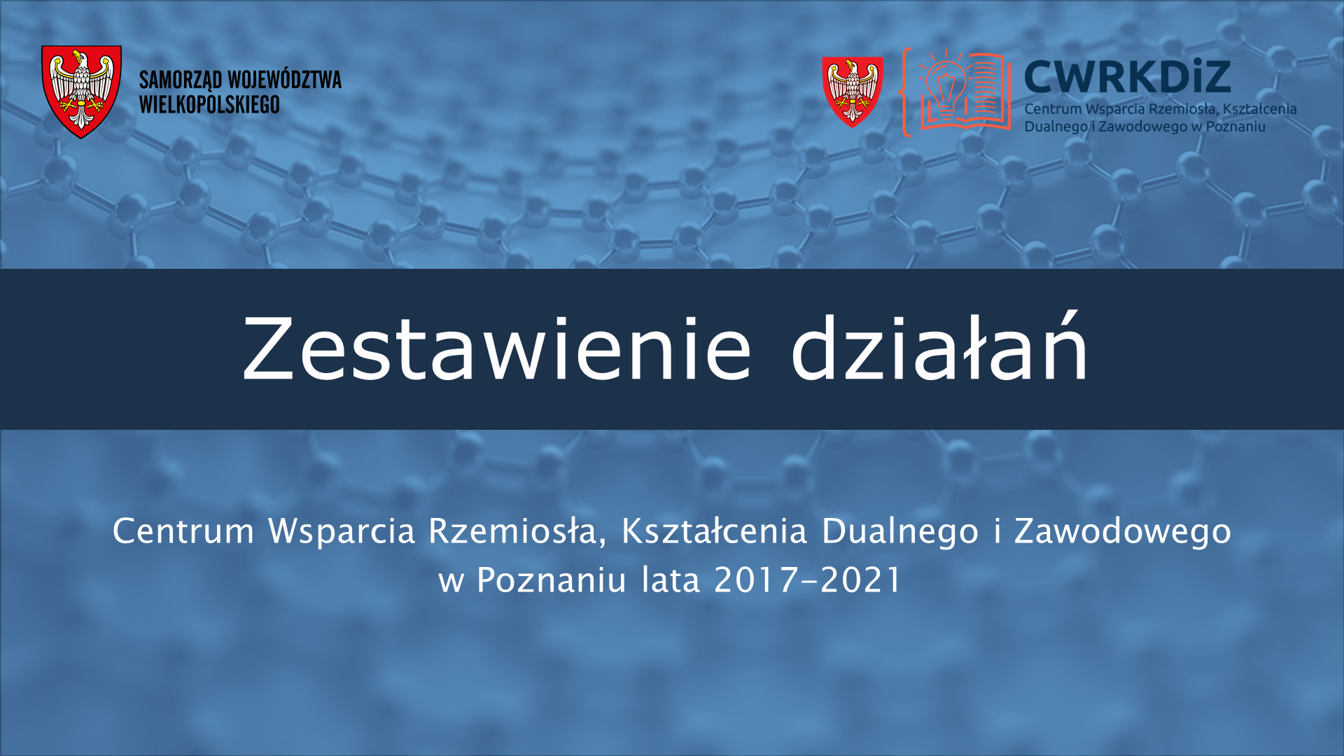 Działania CWRKDiZ w Poznaniu 2017-2021 Slajd1