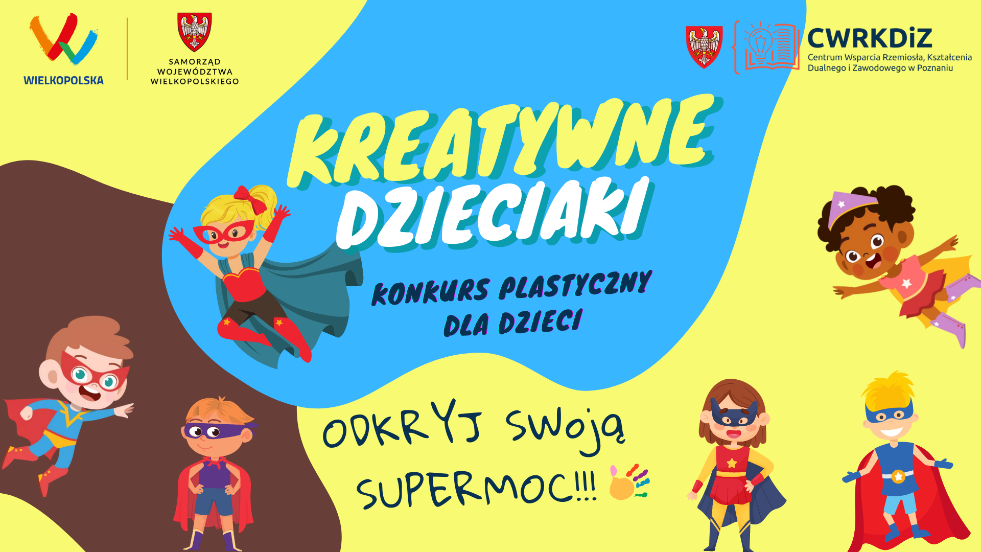 Plakat do konkursu kreatywne dzieciaki