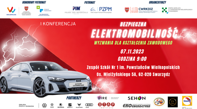 Konferencja Bezpieczna Elektromobilność_PLAKAT
