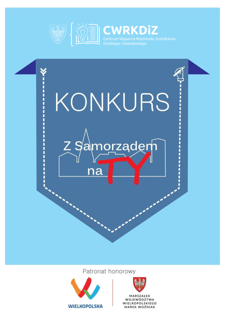 Grafika do konkursy Z Samorządem na TY - Edycja 2024