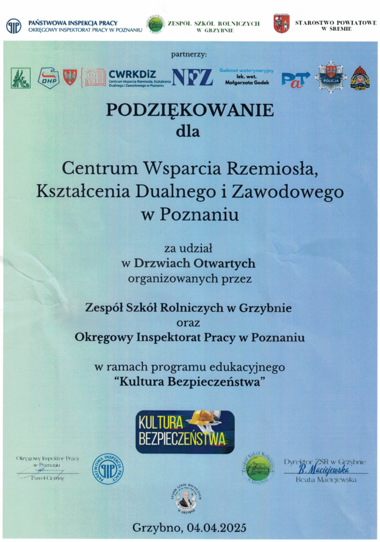 Podziękowanie_ZSR_GRZYBNO_04042025